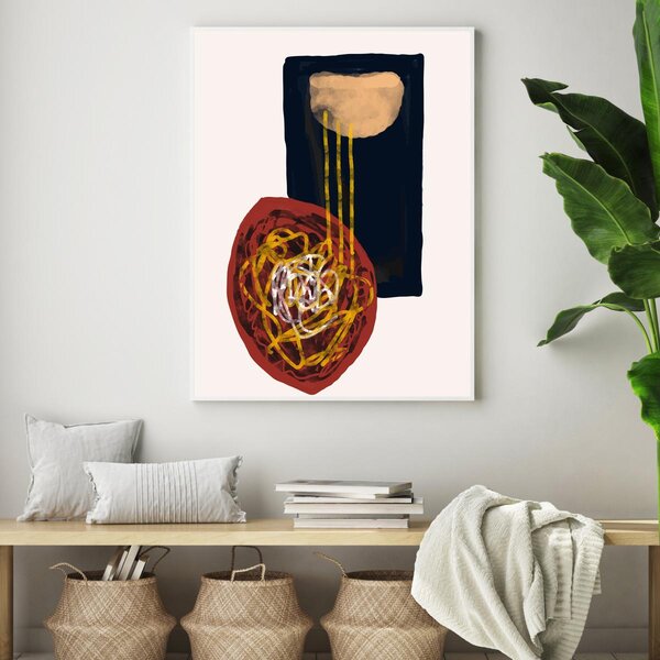 Plakat - Artystyczna abstrakcja (A4)