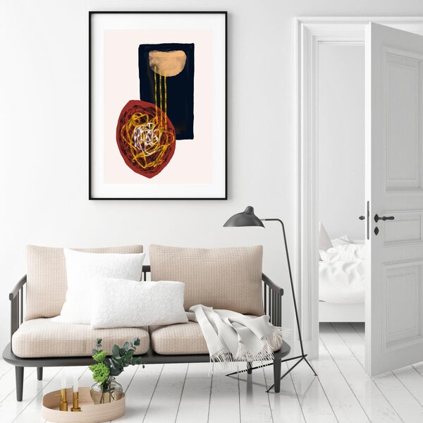 Plakat - Artystyczna abstrakcja (A4)