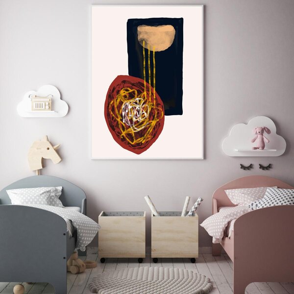 Plakat - Artystyczna abstrakcja (A4)