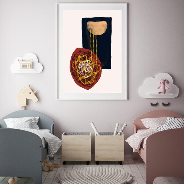 Plakat - Artystyczna abstrakcja (A4)