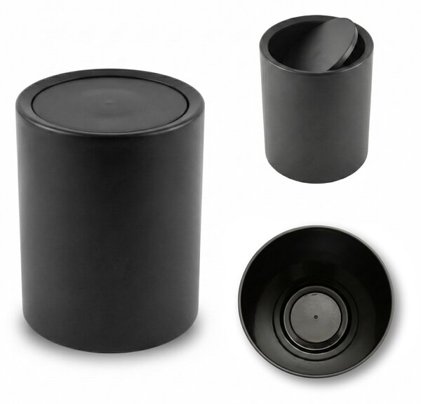 Łazienkowy kosz na śmieci RUND, 6 l