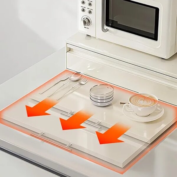 Counterslide™ Dwukierunkowo Rozsuwany Organizer Na Blat, Czarny