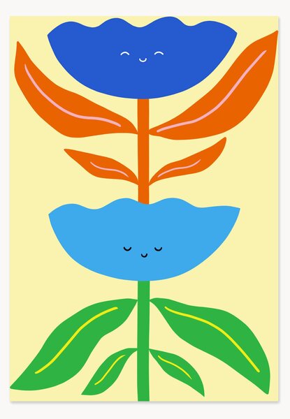 Plakat Hi Flower 02