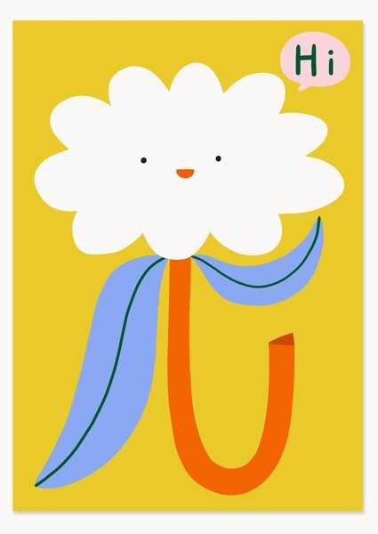 Plakat Hi Flower 01