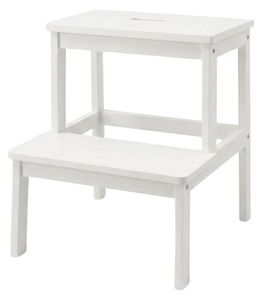 Bambusowy taboret ze schodkiem KROK, wys. 46 cm