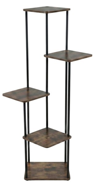 Kwietnik stojący wysoki na 5 kwiatów RIMOZA, 30 x 30 x 106 cm