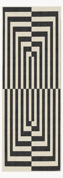Chodnik z krótkim włosiem Op Art by Jonathan Adler, z możliwością prania
