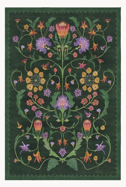 Dywan z krótkim włosiem Protea by Iris Apfel, z możliwością prania