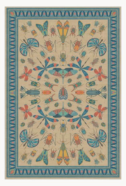 Dywan z krótkim włosiem Flutterby By Iris Apfel, z możliwością prania