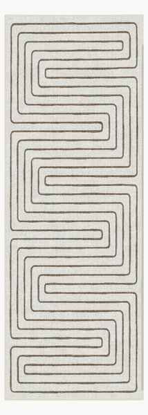 Chodnik z krótkim włosiem Labyrinth by Jonathan Adler, z możliwością prania