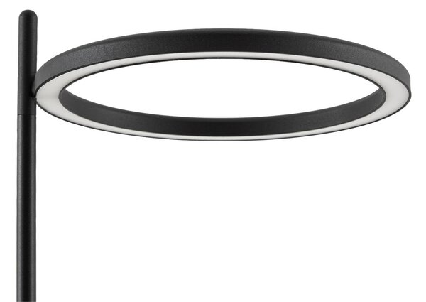 Lampa stojąca zewnętrzna LED Lucande Sylvara, czarna, CCT, 2-punktowa Sylvara Lucande, możliwość ściemniania, czarny, metal, design
