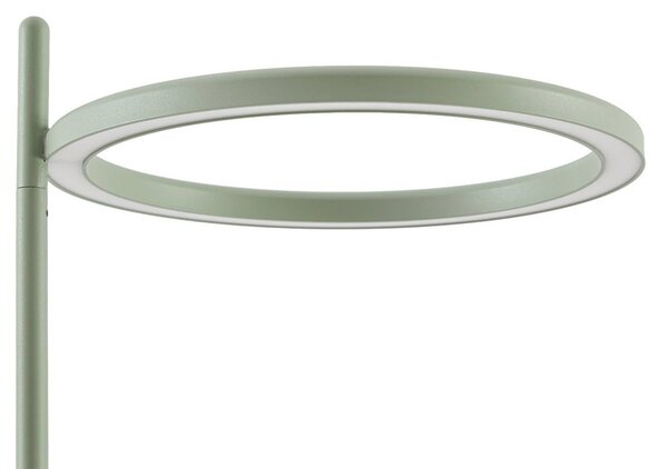 Lampa stojąca zewnętrzna LED Lucande Sylvara, zielona, CCT, 2-punktowa Sylvara Lucande, możliwość ściemniania, zielony, metal, design