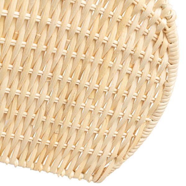 Wentylator sufitowy LED Lucande Faipari, biały/rattan, DC, 132 cm Faipari, biały / opal, salon / jadalnia, drewno, nowoczesny
