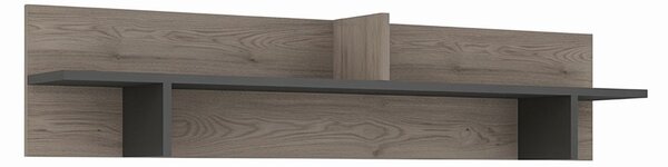Półka wisząca Terni Antracyt, Dąb Cremona Cannolo 140 cm