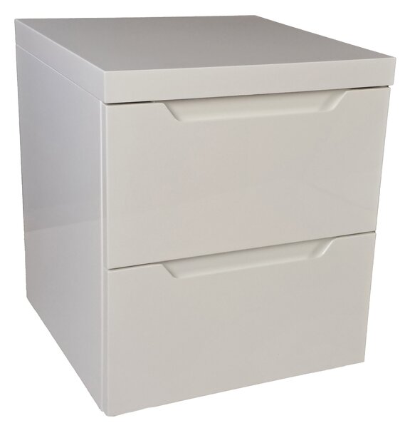 Szafka Nocna Z1 Biały Połysk Loft 40 cm