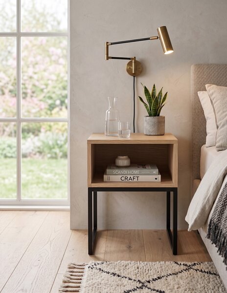Szafka Nocna Z3 różne dekory loft 43 cm Dąb Kamienny