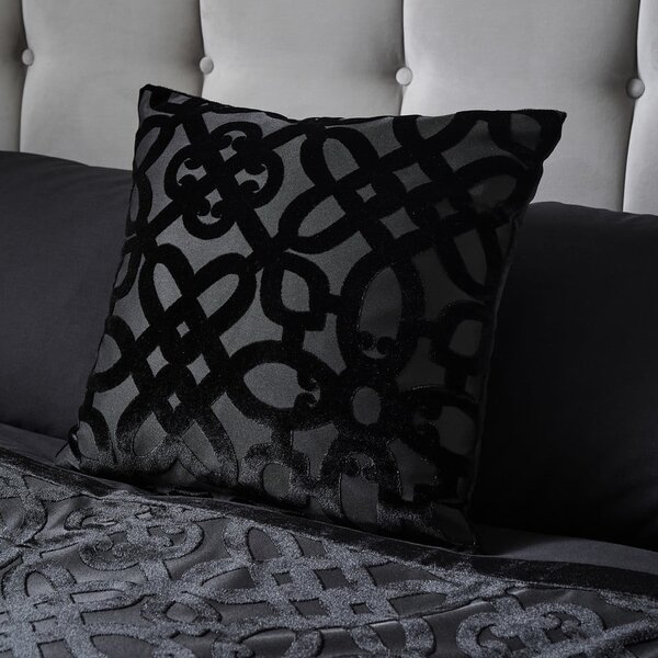 Aksamitna poduszka dekoracyjna 43x43 cm Lattice Cut – Catherine Lansfield