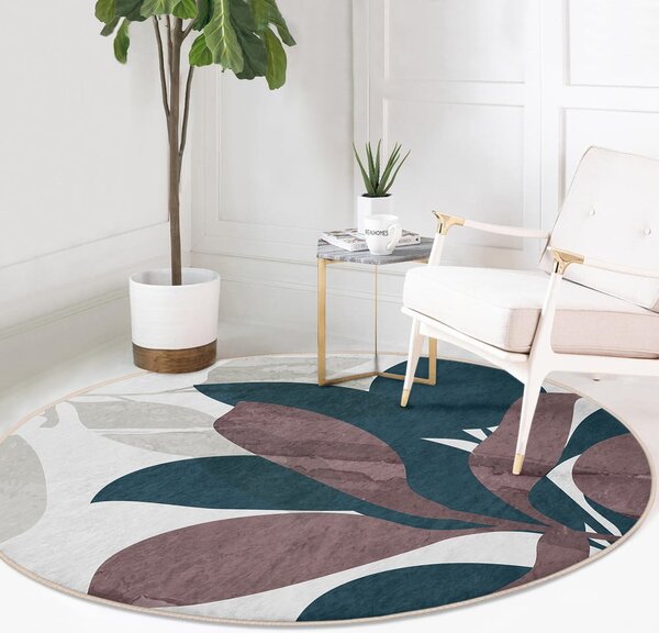 Okrągły dywan odpowiedni do prania i robotów sprzątających ø 120 cm Comfort – Mila Home