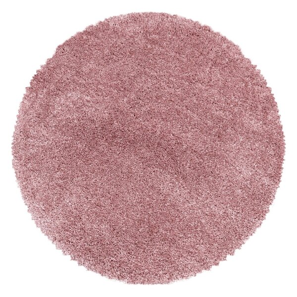 Różowy okrągły dywan ø 120 cm Fluffy – Ayyildiz Carpets