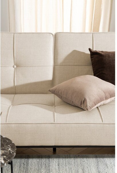 Beżowa rozkładana sofa 198 cm Perugia – Actona
