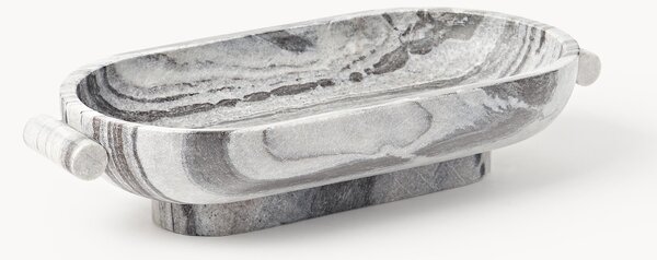 Misa dekoracyjna z marmuru Fossil, S 46 cm