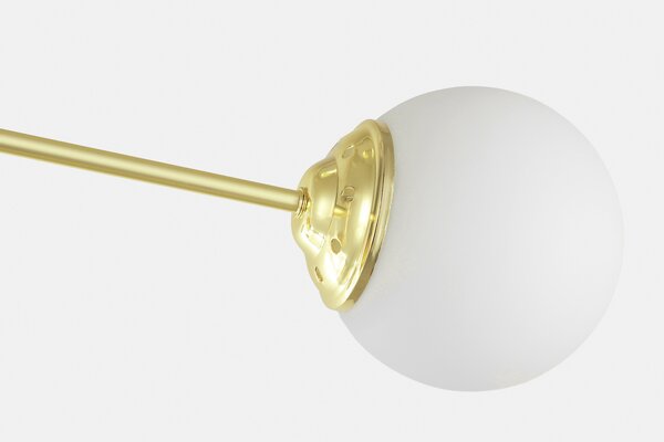 NOWOCZESNA LAMPA SUFITOWA WISZĄCA KLASYCZNE ZŁOTO FINO PRO W4