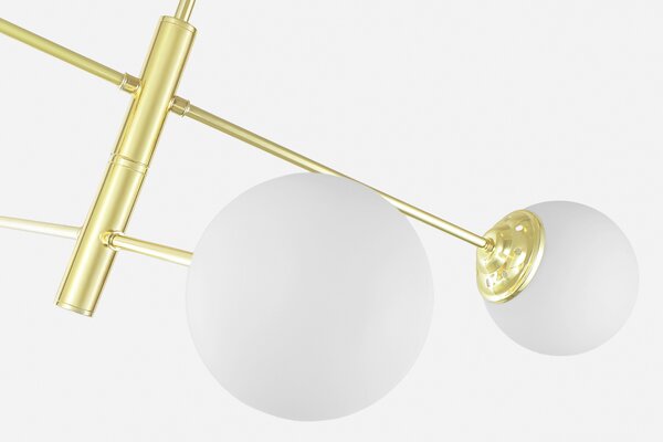 NOWOCZESNA LAMPA SUFITOWA WISZĄCA KLASYCZNE ZŁOTO FINO PRO W4