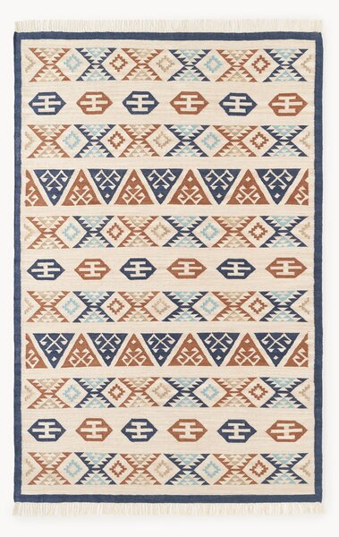 Ręcznie tkany dywan kilim z wełny Anisa