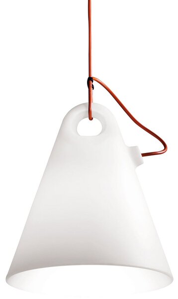 Zewnętrzna Lampa Martinelli Luce, Trilly, biały, taras, tworzywo sztuczne, design