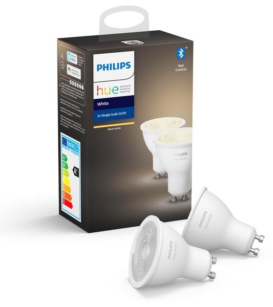 Philips ZESTAW 2x LED Żarówka ściemnialna Philips Hue WHITE GU10/5,2W/230V 2700K P3083