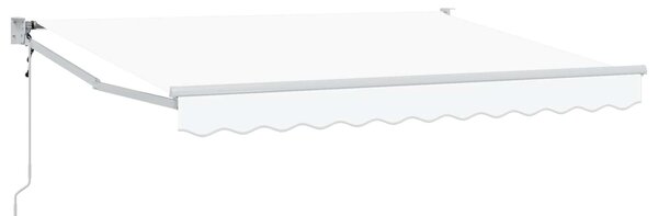 Markiza Biały 2,5 x 2 m Poliester i Metal