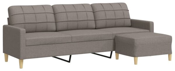 Sofa 3-osobowa z podnÃ³Å¼kiem, kolor taupe, 210 cm, tkaninÄ