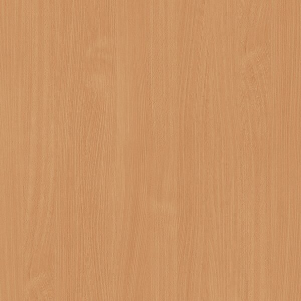 Kontenerek biurowy mobilny PRIMO WOOD, PUSH-lock, 3 szuflady, buk