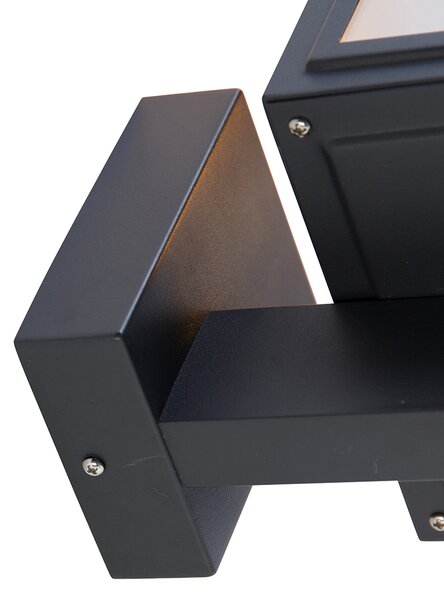 Inteligentna lampa ścienna szara w komplecie z inteligentną żarówką G95 - Sutton Up
