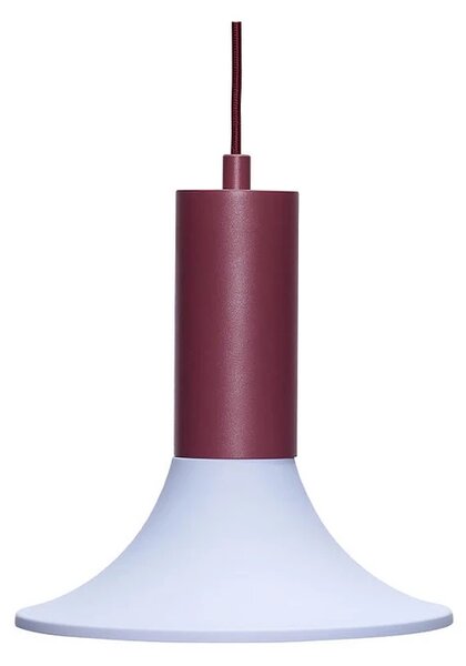 Hübsch - Luminary Lampa Wisząca Burgundy/Niebieski Hübsch