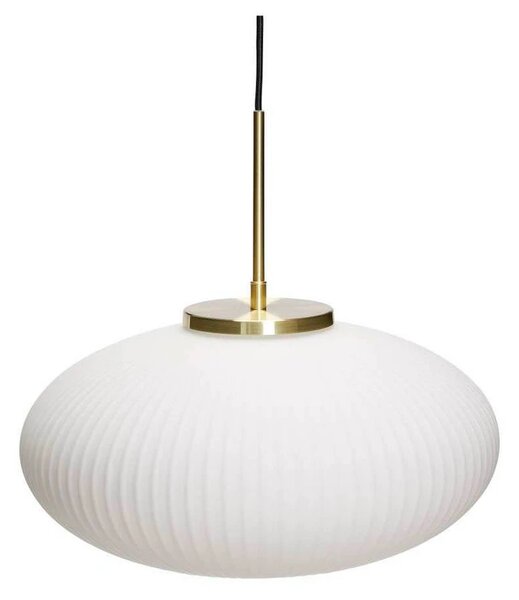 Hübsch - Serene Lampa Wisząca Ellipse Biały Hübsch