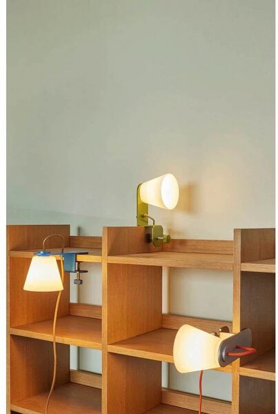 Hübsch - Lure Lampa Ścienna Metaliczny Srebrny Hübsch
