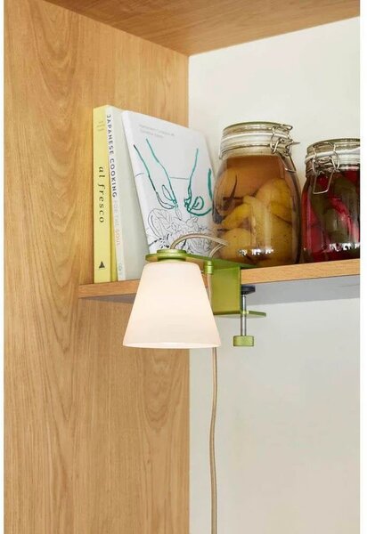 Hübsch - Lure Lampa Ścienna Metallisk Zielony Hübsch