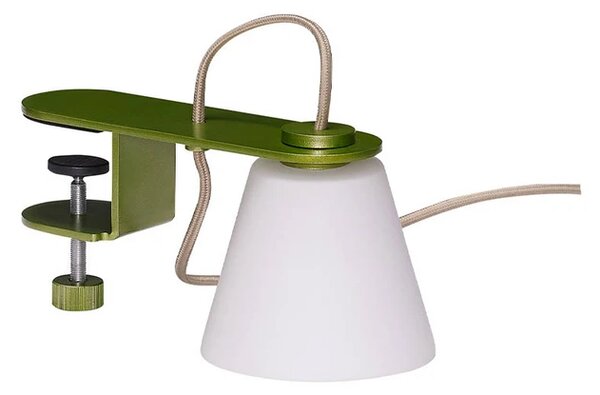 Hübsch - Lure Lampa Ścienna Metallisk Zielony Hübsch