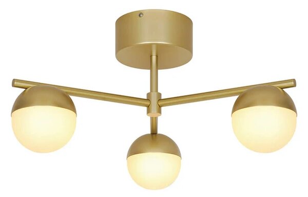 Nordlux - Contina Lampa Sufitowa Szczotkowany Mosiądz