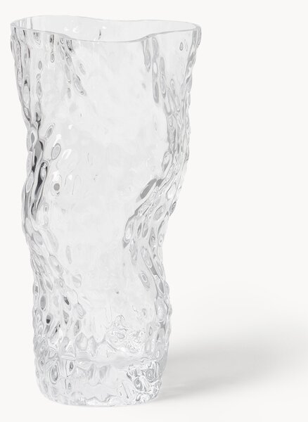 Wazon ze szkła dmuchanego Ostrea Rock, W 30 cm