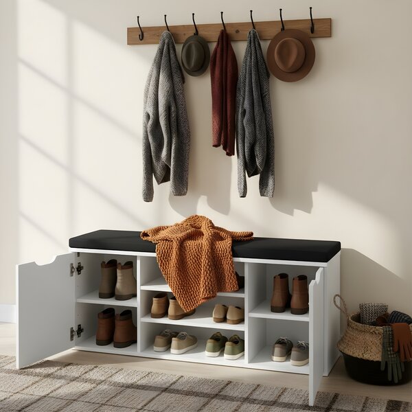 Szafka na buty z siedziskiem PORTA, 103 x 30 x 46 cm