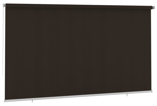 Roleta zewnętrzna, 400x230 cm, brązowa, HDPE