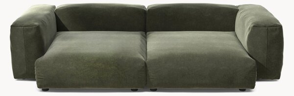 Sofa modułowa z aksamitu Vetsak (3-osobowa)