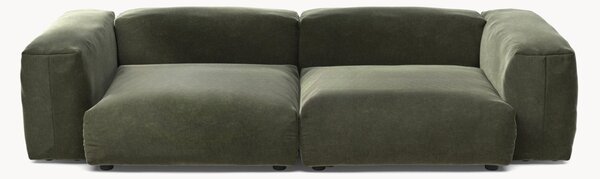 Sofa modułowa z aksamitu Vetsak (3-osobowa)