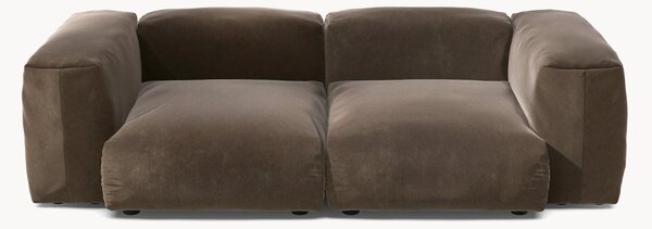 Sofa modułowa z aksamitu Vetsak (2-osobowa)
