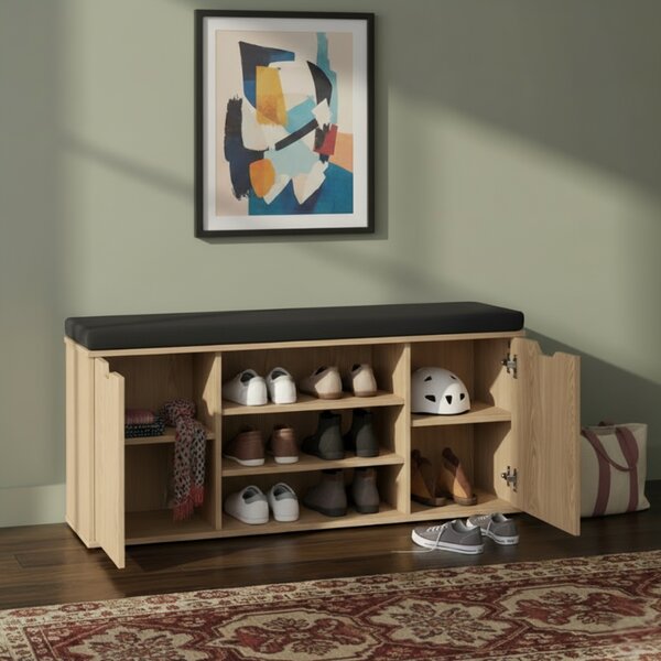 Szafka na buty z siedziskiem PORTA, 103 x 30 x 46 cm