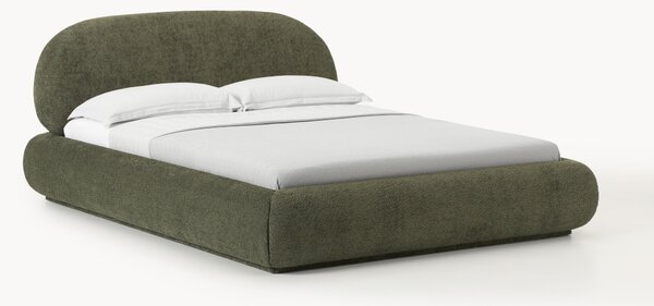 Łóżko tapicerowane Teddy-Bouclé Alba