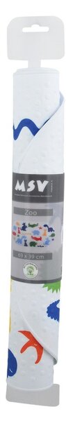 Dziecięca mata antypoślizgowa do wanny 39x69 cm Zoo – MSV