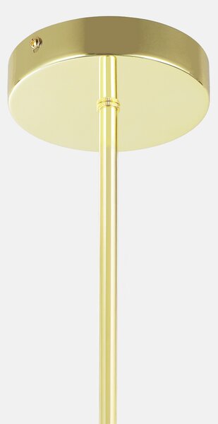 ŻYRANDOL LAMPA SUFITOWA WISZĄCA NOWOCZESNA ZŁOTO KLASYCZNE BIAŁE KULE FINO 6 LED